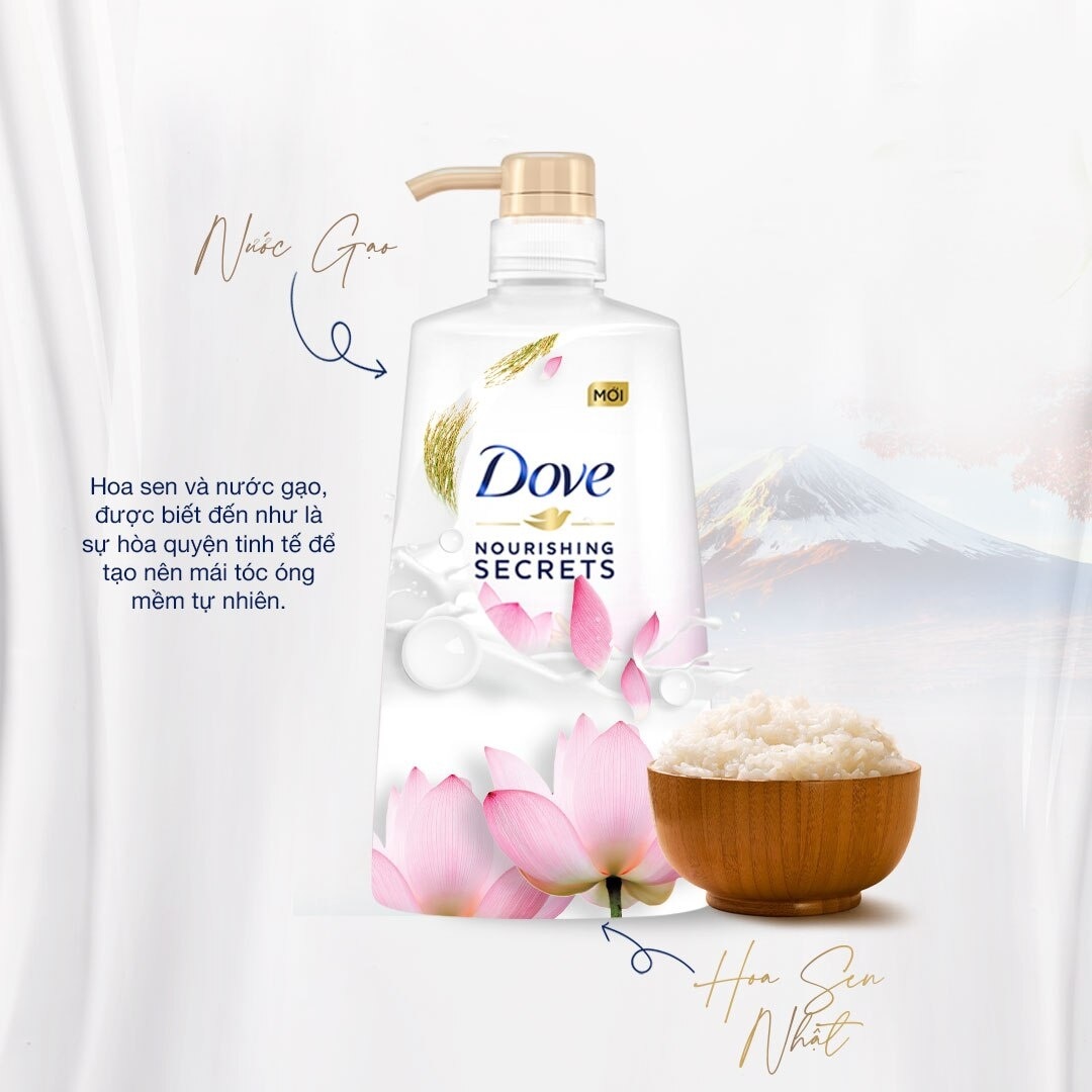 Kem Xả Dove Óng Mềm Tự Nhiên 610g(635ml)