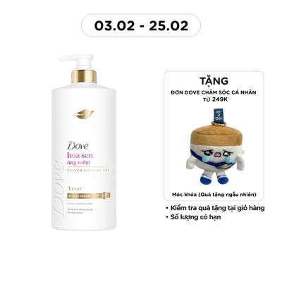 DOVE Kem Xả Dove Óng Mềm Tự Nhiên 610g(622ml)