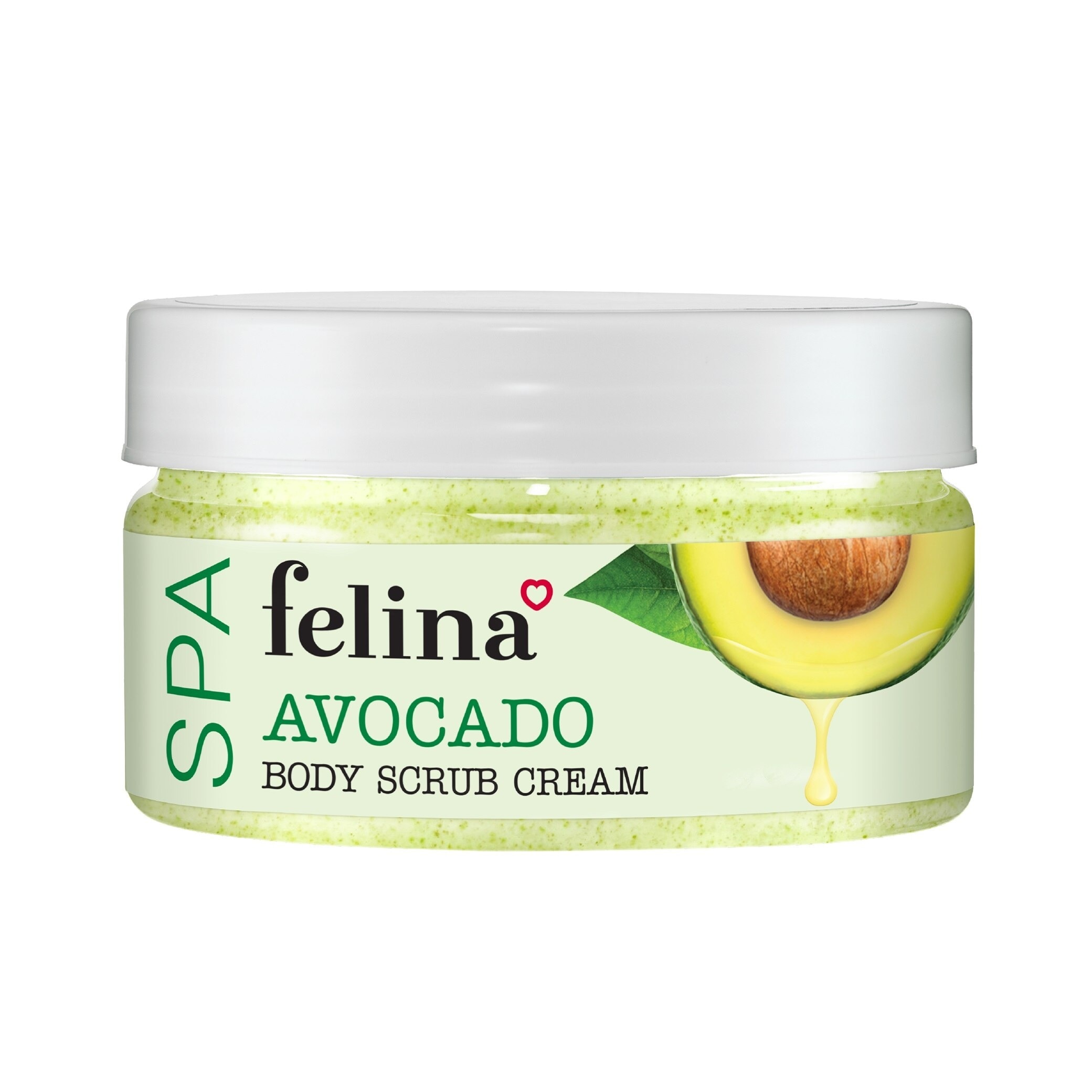 Kem Tẩy Da Chết Felina Avocado Body Scrub Cream 200g