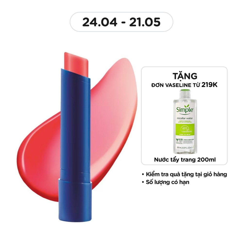 Son Dưỡng Môi Có Màu Vaseline 3g .#Kissing Red