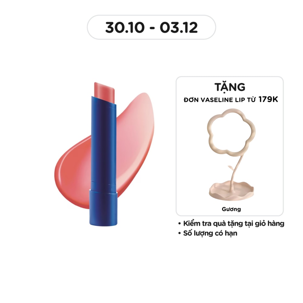 Son Dưỡng Môi Có Màu Vaseline 3g .#Mellow Rose