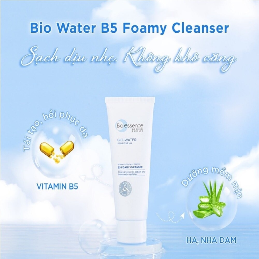 Sữa Rửa Mặt Bio Essence Bio-Water B5 Foamy Cleanser 100g