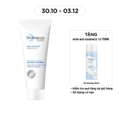 BIO-ESSENCE Sữa Rửa Mặt Bio Essence Bio-Water B5 Foamy Cleanser 100g