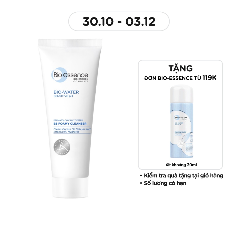 Sữa Rửa Mặt Bio Essence Bio-Water B5 Foamy Cleanser 100g