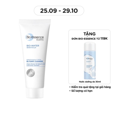 BIO-ESSENCE Sữa Rửa Mặt Bio Essence Bio-Water B5 Foamy Cleanser 100g