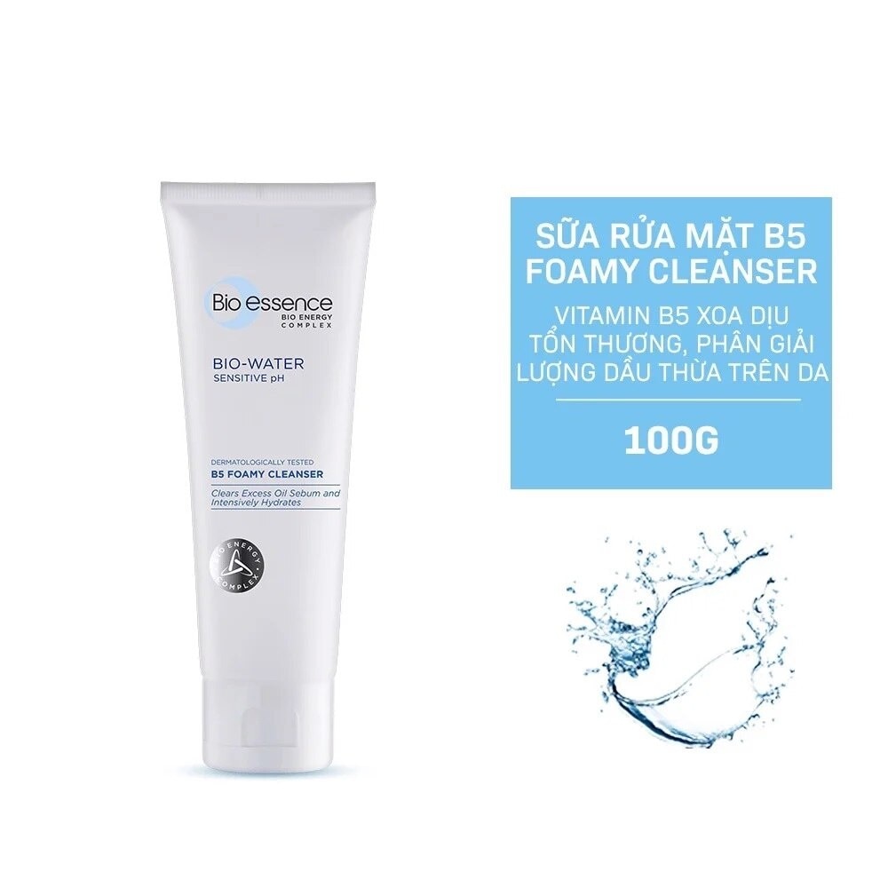 Sữa Rửa Mặt Bio Essence Bio-Water B5 Foamy Cleanser 100g