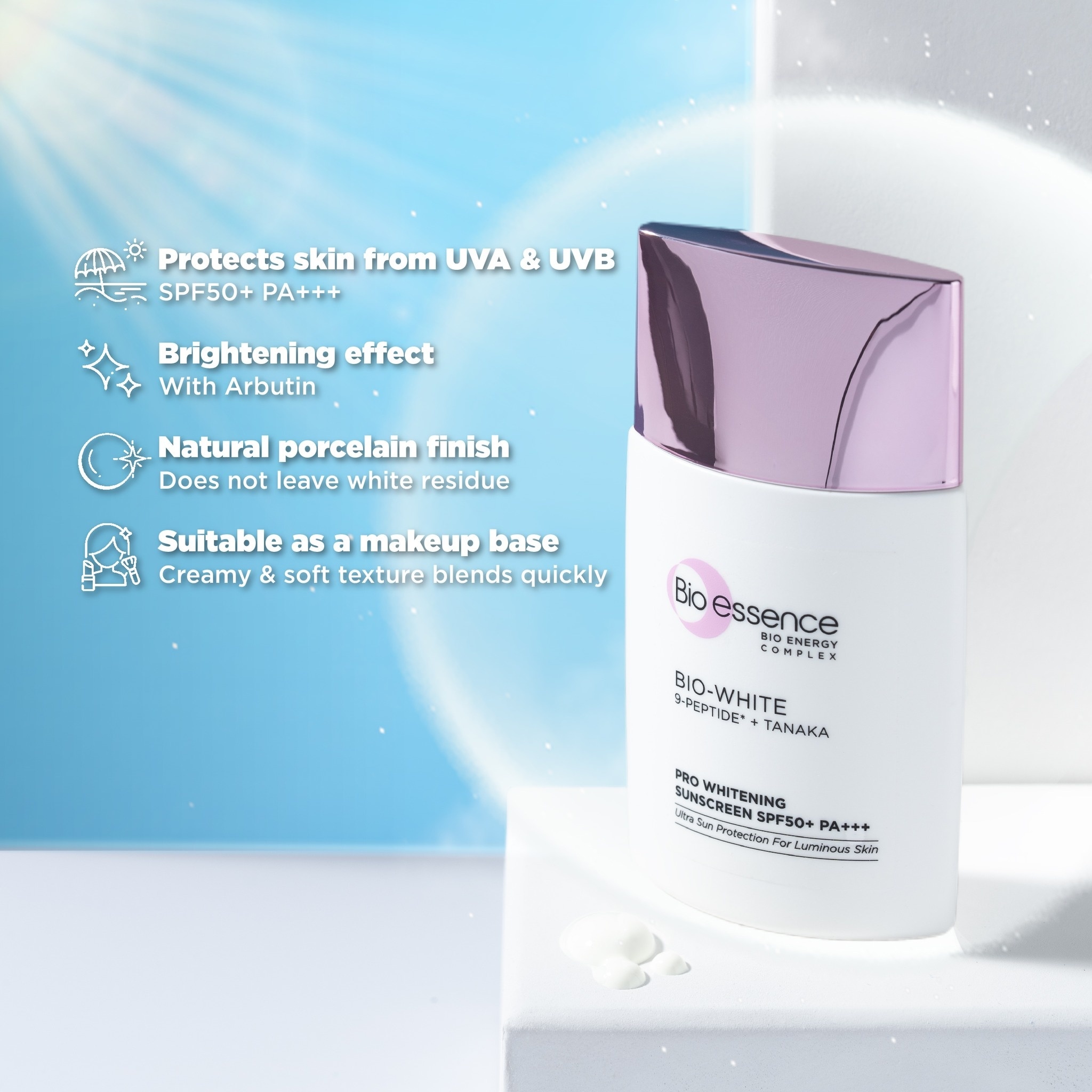 Bio White Pro Whitening Sunscreen SPF50 PA+++ 40g
