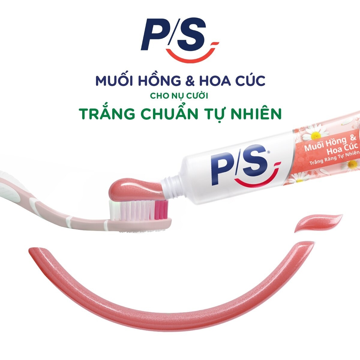 Kem Đánh Răng P/S Muối Hồng & Hoa Cúc 230g