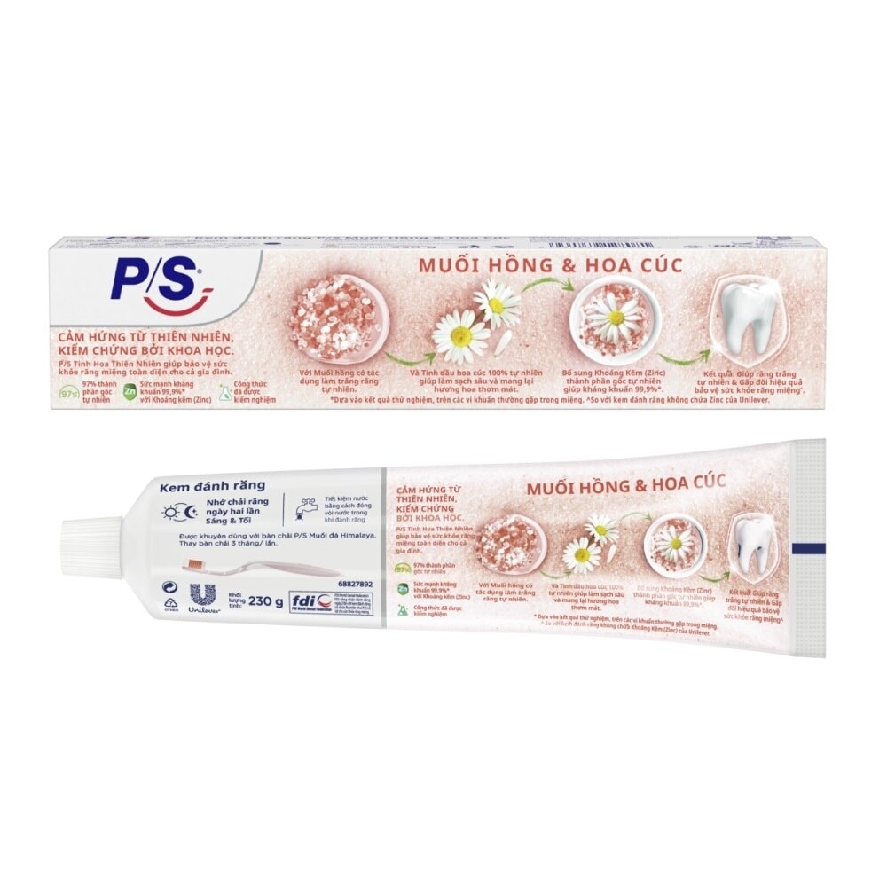 Pink Salt & Chamomile Toothpaste 230g