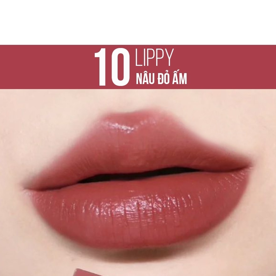 Son Kem Bóng Maybelline Super Stay Vinyl Ink 4.2ml .#10 Lippy