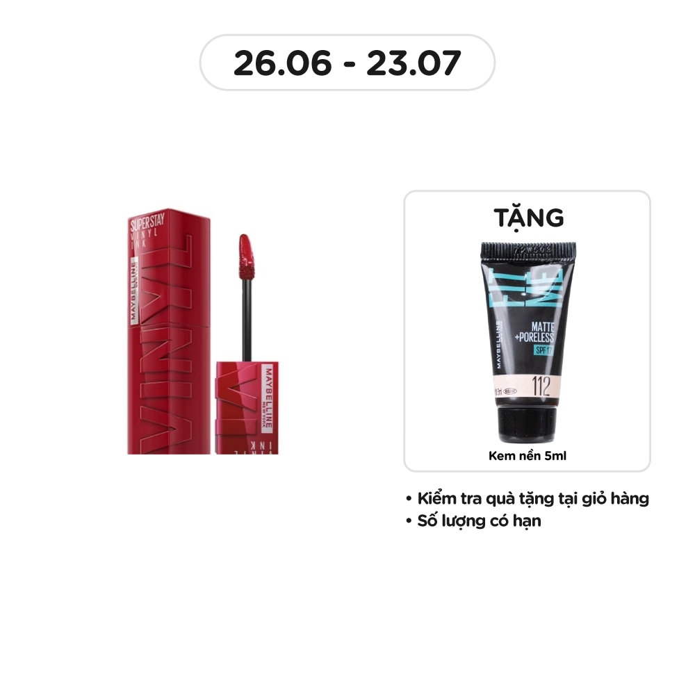 MAYBELLINE NEW YORK Super Stay Vinyl Ink 4.2ml .#10 Lippy