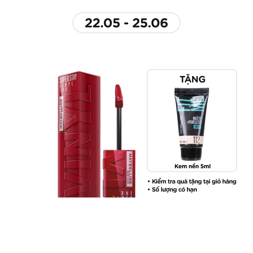 MAYBELLINE NEW YORK Super Stay Vinyl Ink 4.2ml .#10 Lippy