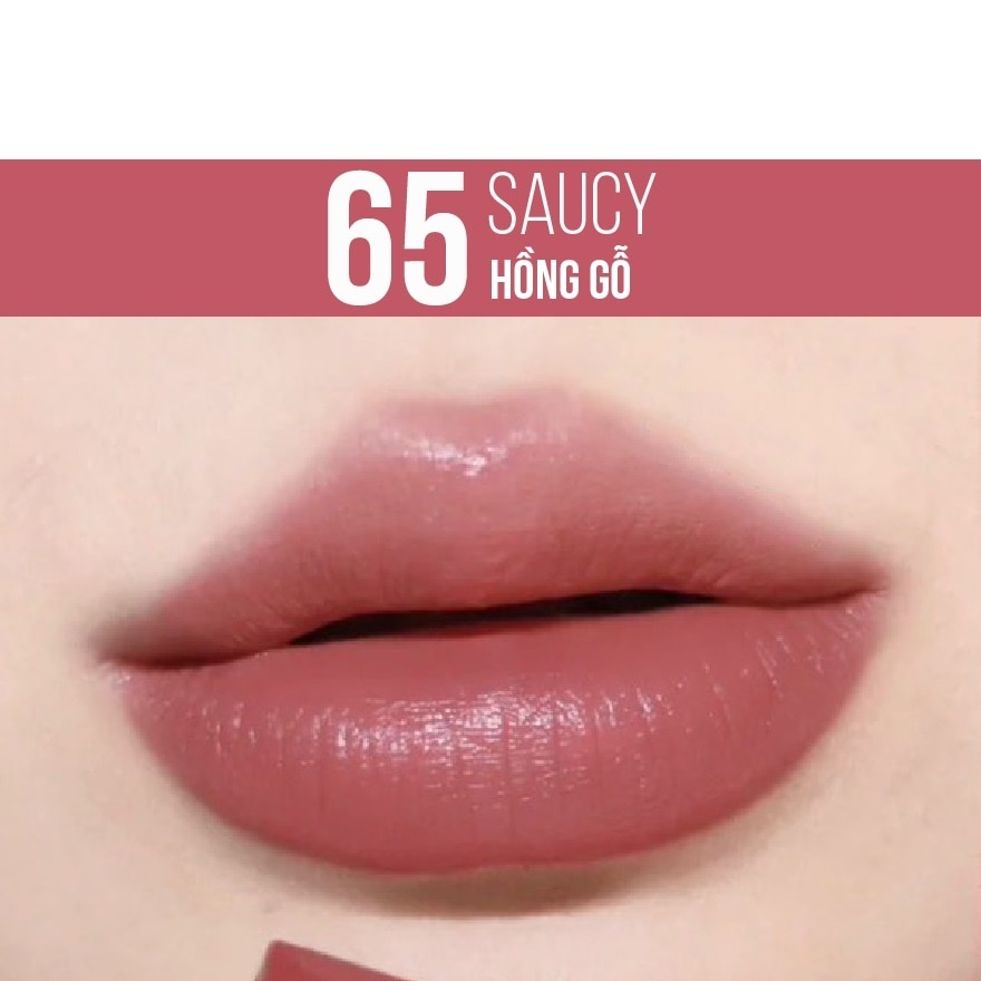 Son Kem Bóng Maybelline Super Stay Vinyl Ink 4.2ml .#65 Saucy