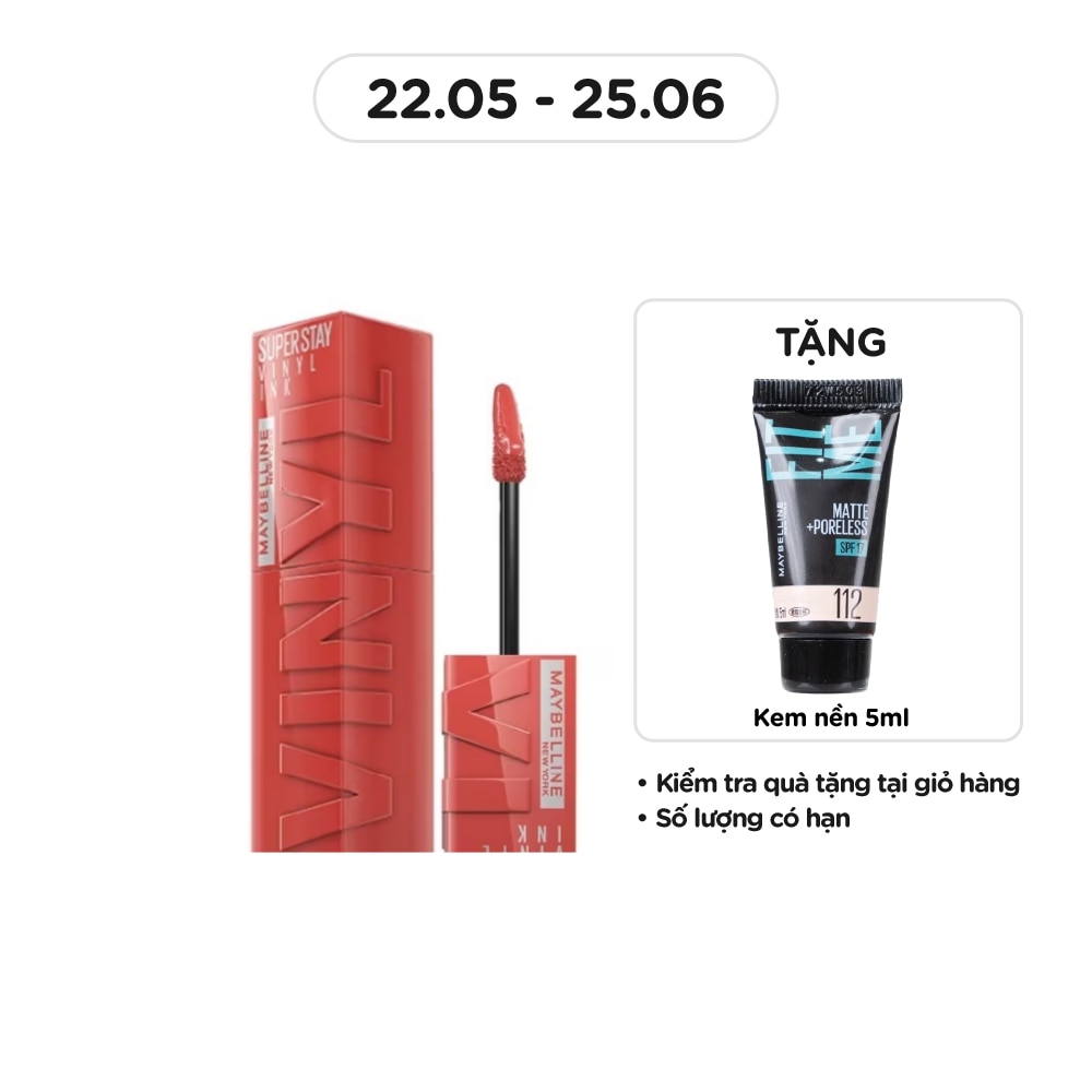 MAYBELLINE NEW YORK Super Stay Vinyl Ink 4.2ml .#65 Saucy