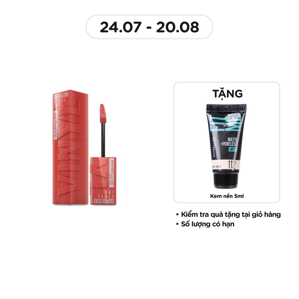 MAYBELLINE NEW YORK Super Stay Vinyl Ink 4.2ml .#65 Saucy