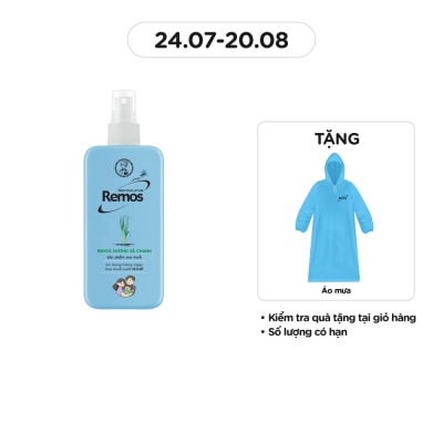 REMOS Xịt Chống Muỗi Remos Hương Sả Chanh 70ml