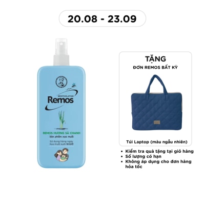 REMOS - Xịt Chống Muỗi Remos Hương Sả Chanh 150ml image