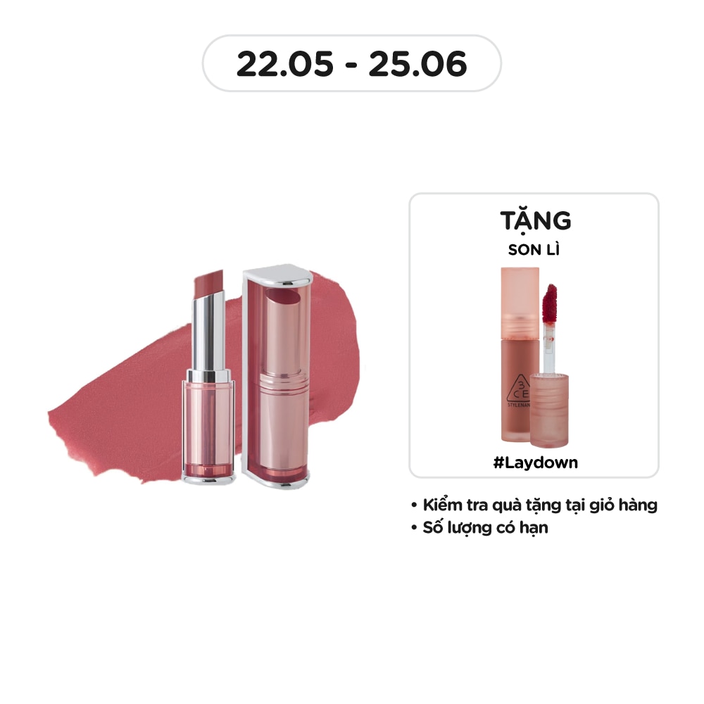 3CE Blur Matte Lipstick 4g .#Rosiness