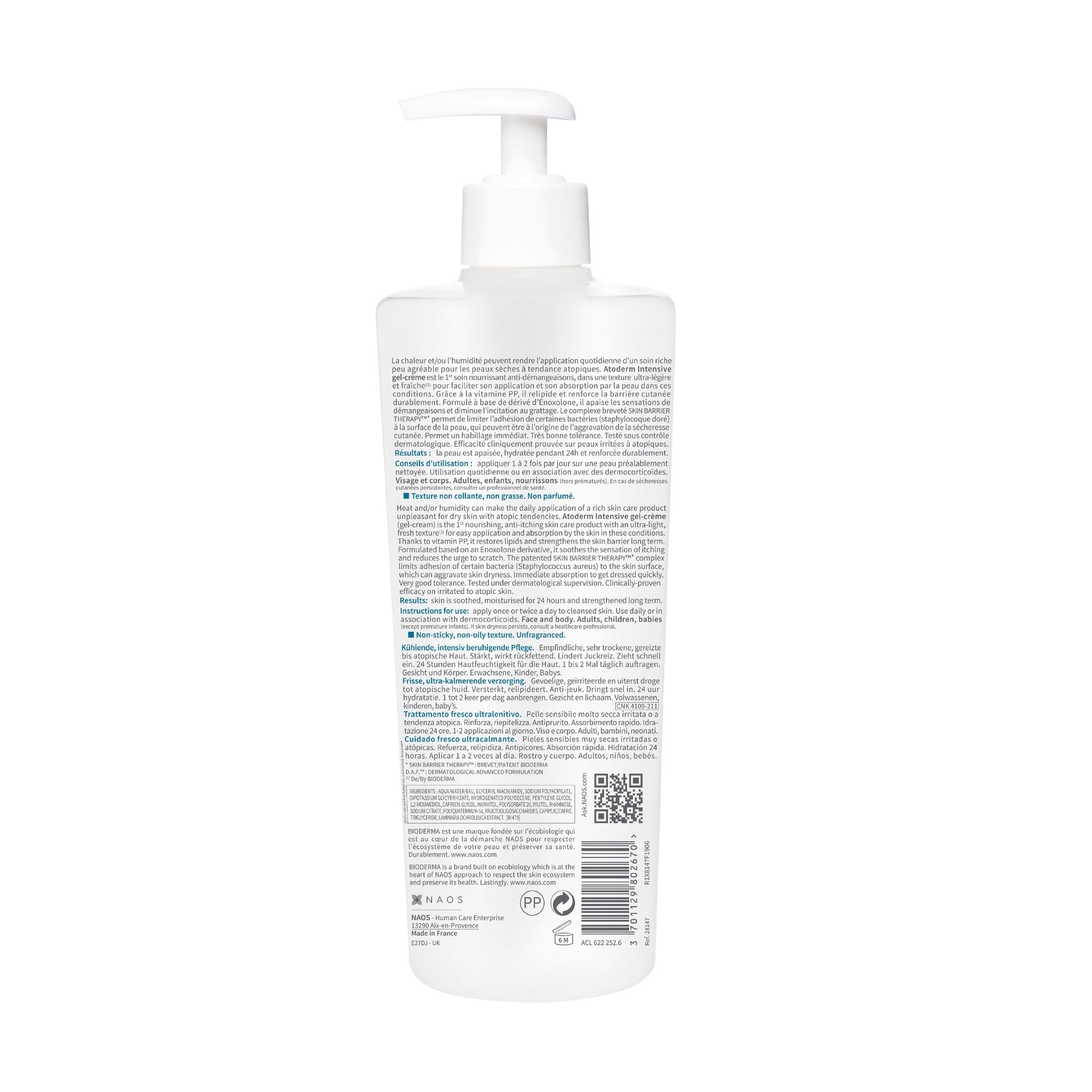 Atoderm Intensive Gel-Crème 500ml
