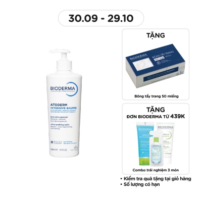 BIODERMA Kem Dưỡng Ẩm Bioderma Atoderm Intensive Baume 500ml