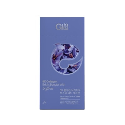 GILAA Thực Phẩm Bổ Sung Gilaa 5K Collagen Bright Booster With Saffron 300g(20gx15pcs)