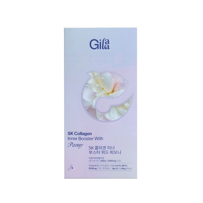 GILAA Thực Phẩm Bổ Sung Gilaa 5K Collagen Inner Booster With Peony 300g(20gx15pcs)