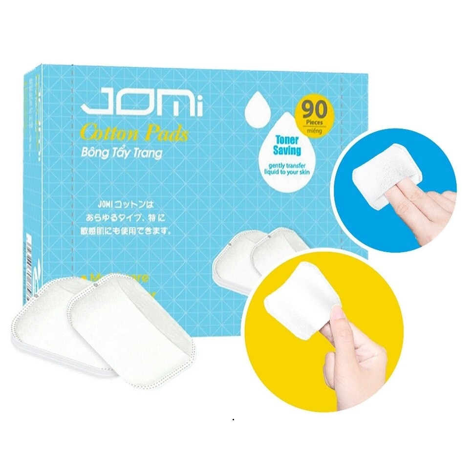 Bông Tẩy Trang Jomi Xỏ Ngón 90 Miếng