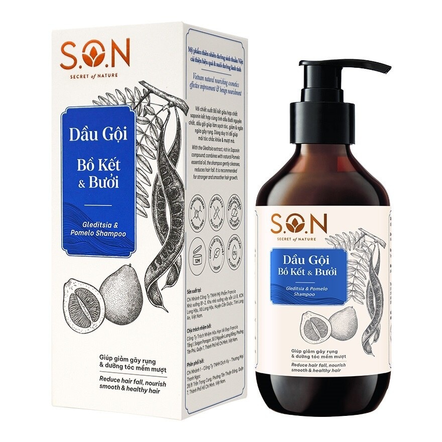 Dầu Gội S.O.N Bồ Kết & Bưởi 250ml