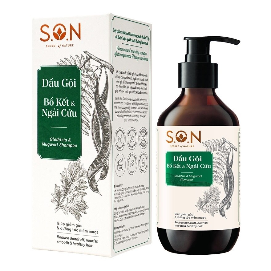 Dầu Gội S.O.N Bồ Kết & Ngải Cứu 250ml