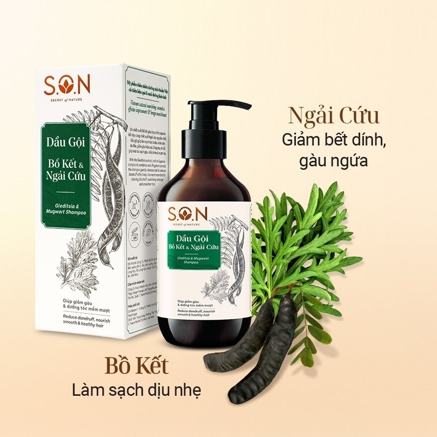 Dầu Gội S.O.N Bồ Kết & Ngải Cứu 250ml