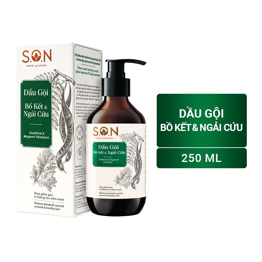 Dầu Gội S.O.N Bồ Kết & Ngải Cứu 250ml