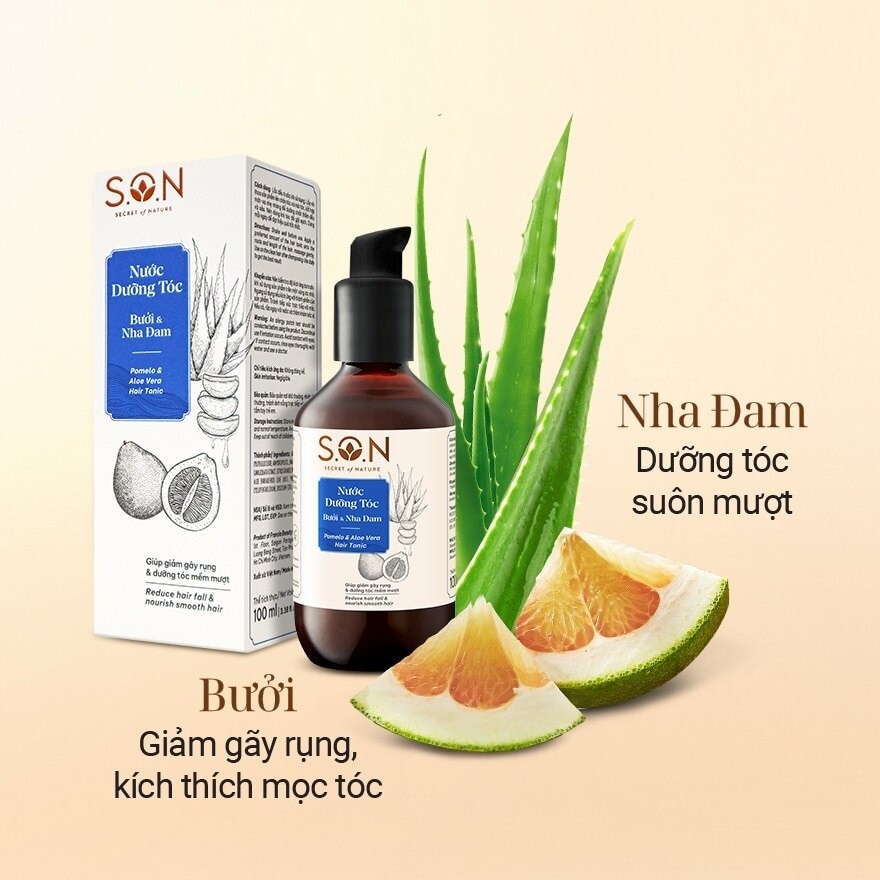 Nước Dưỡng Tóc S.O.N Bưởi & Nha Đam 100ml