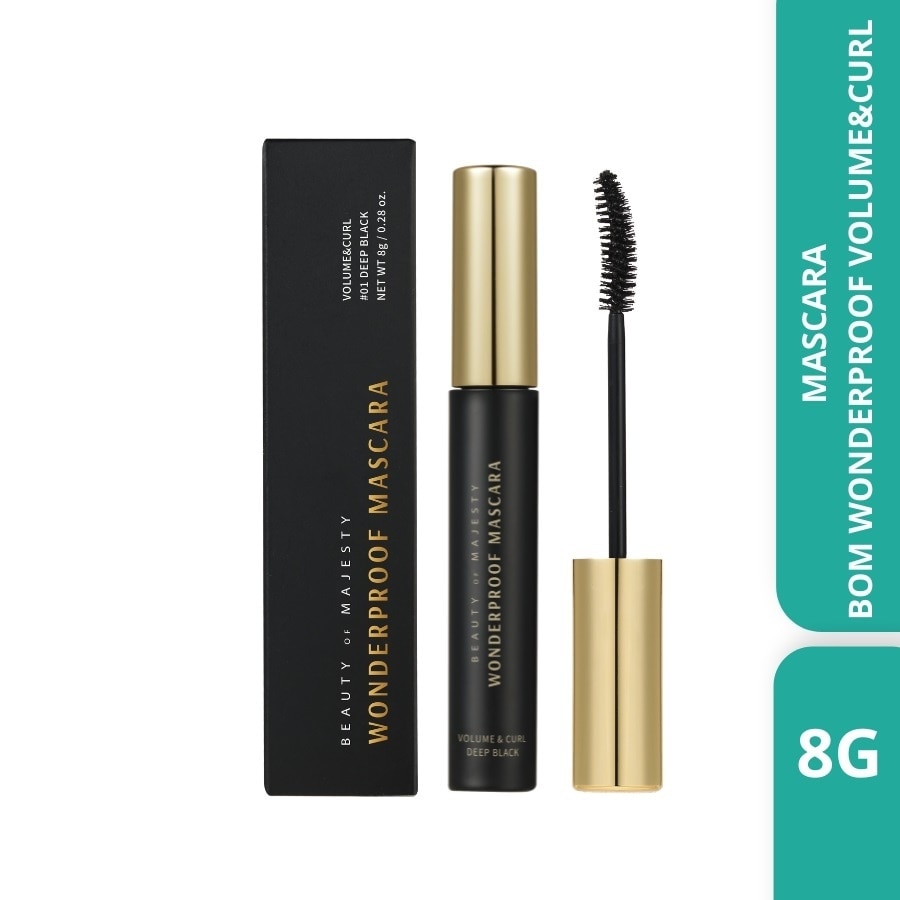 Wonderproof Mascara Volume & Curl 8g .#01 Deep Black