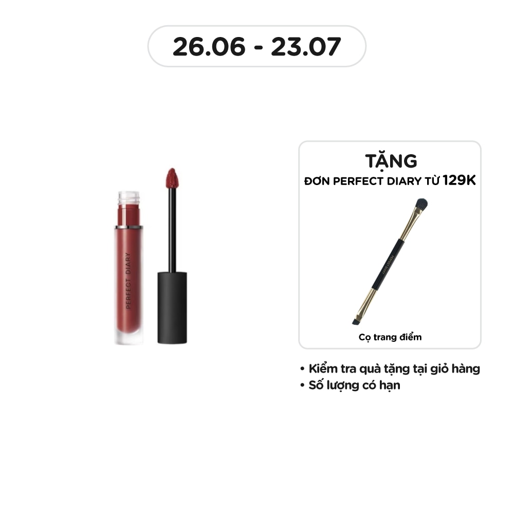 PERFECT DIARY Son Kem Perfect Diary Ultra Everlasting Dreamworld Matte Lip Color 2.5g .#909