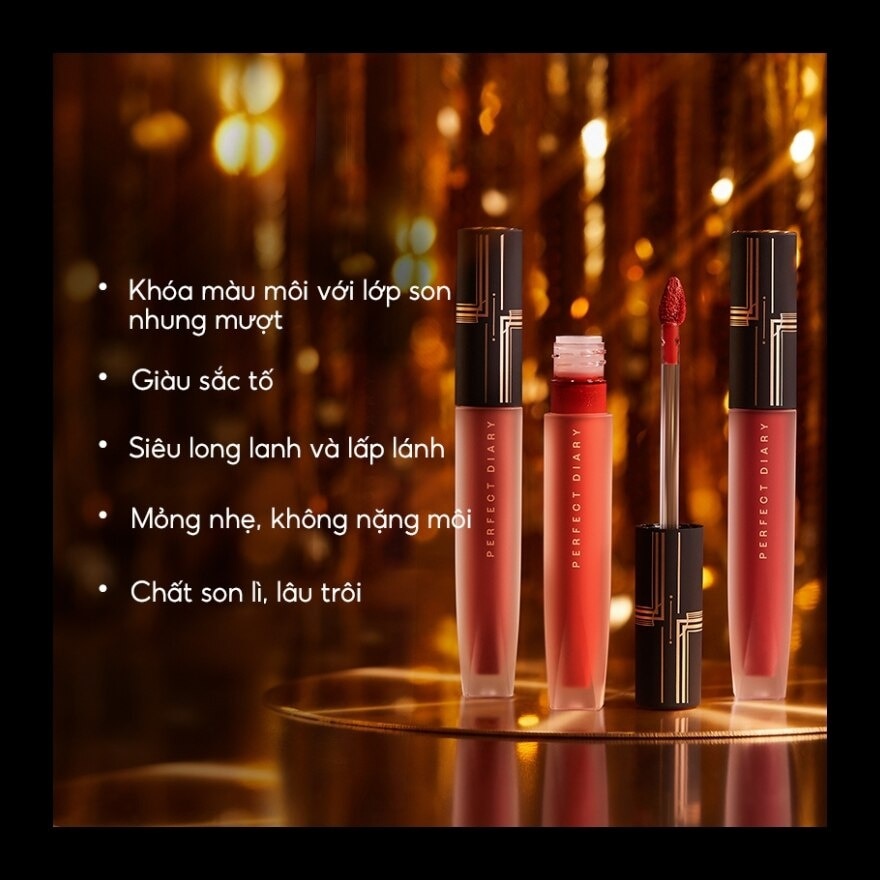 Son Kem Perfect Diary Glamour Select Velvet Liquid Lipstick 2.5g .#V16