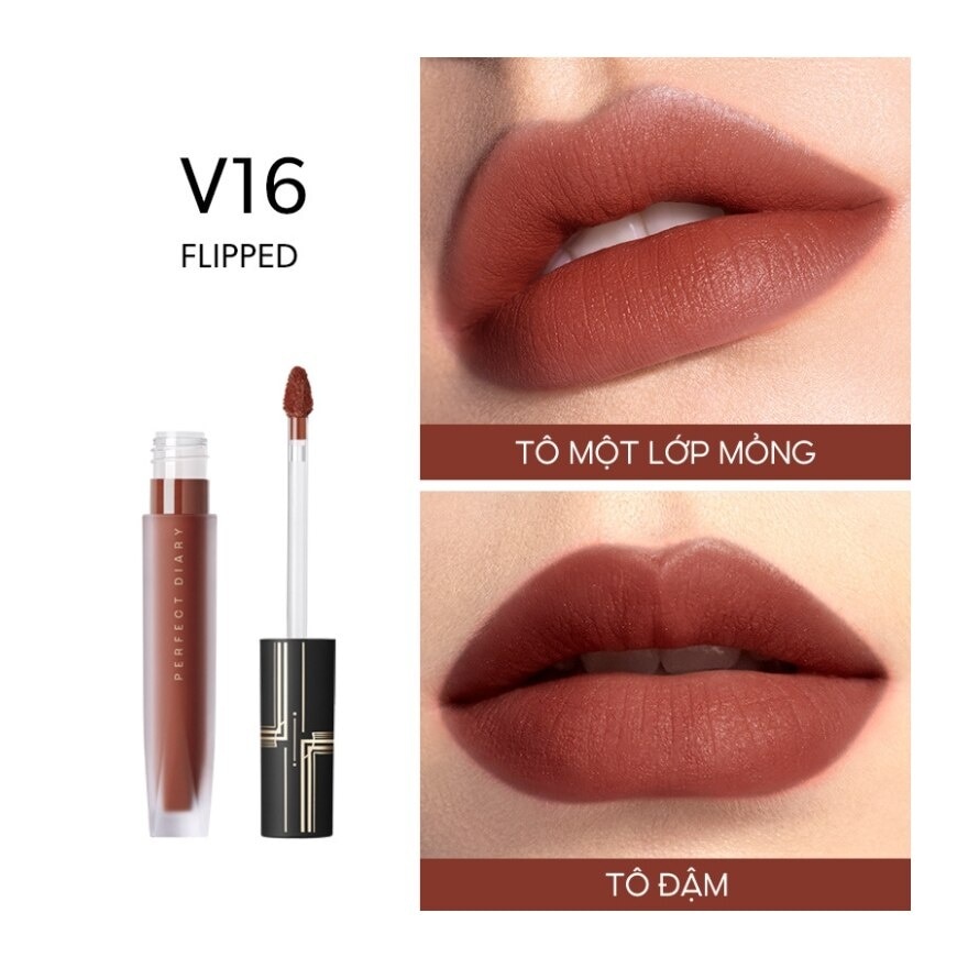 Son Kem Perfect Diary Glamour Select Velvet Liquid Lipstick 2.5g .#V16