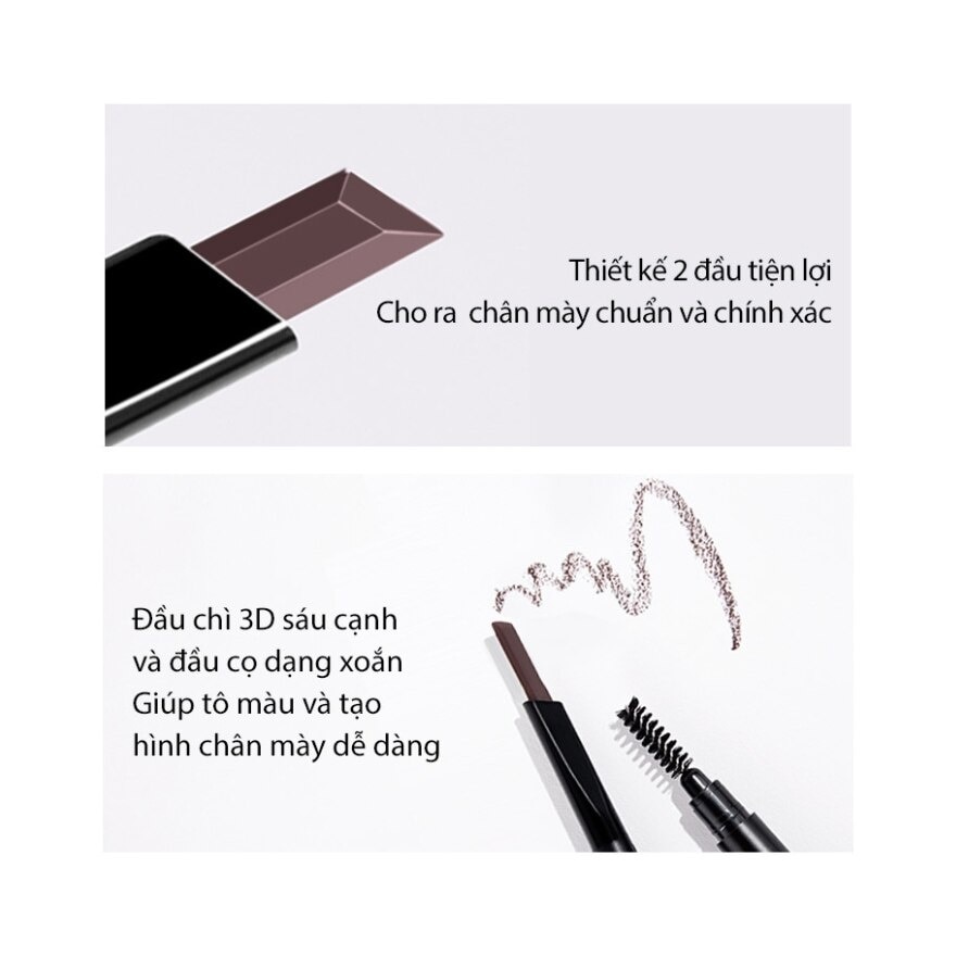 Chì Kẻ Chân Mày Perfect Diary 0.28g .#01 Natural Gray