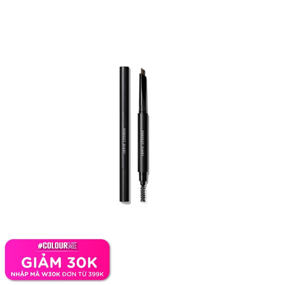 PERFECT DIARY Chì Kẻ Chân Mày Perfect Diary Duel-Ended Hexagonal Chiseled Eyebrow Pencil 0.28g .#02 Dark Brown