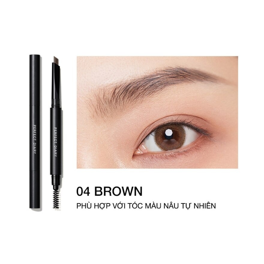 Chì Kẻ Chân Mày Perfect Diary 0.28g .#04 Brown