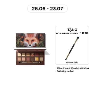 PERFECT DIARY Bảng Phấn Mắt Perfect Diary Explorer Eyeshadow Palette 14g .#13 Red Fox
