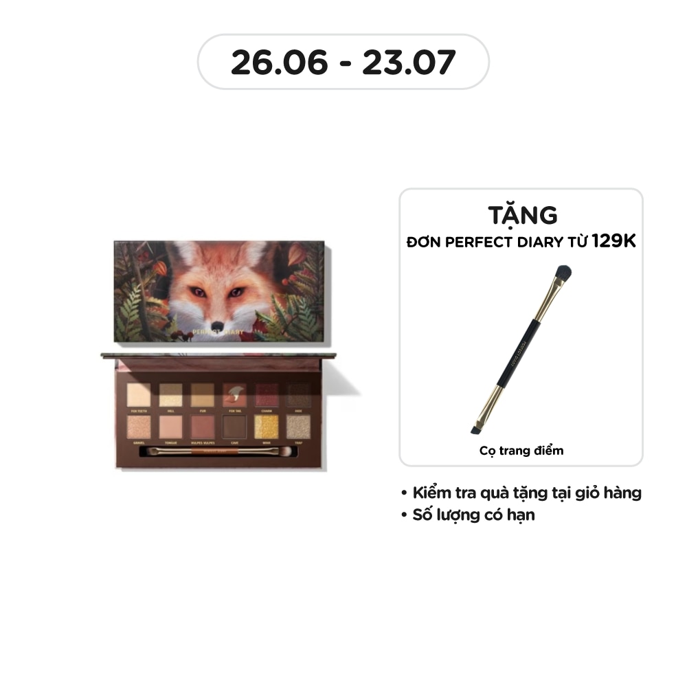Explorer Eyeshadow Palette 14g .#13 Red Fox