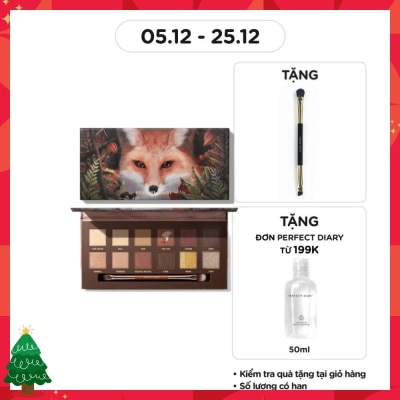 PERFECT DIARY Bảng Phấn Mắt Perfect Diary Explorer Eyeshadow Palette 14g .#13 Red Fox