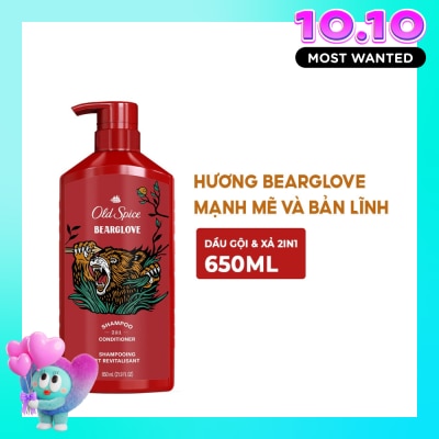OLD SPICE Old Spice Bearglove 2in1 Shampoo And Conditioner 650ml image