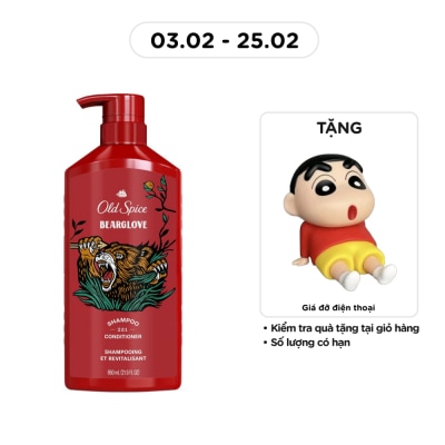 OLD SPICE Old Spice Bearglove 2in1 Shampoo And Conditioner 650ml