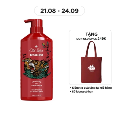 OLD SPICE Old Spice Bearglove 2in1 Shampoo And Conditioner 650ml