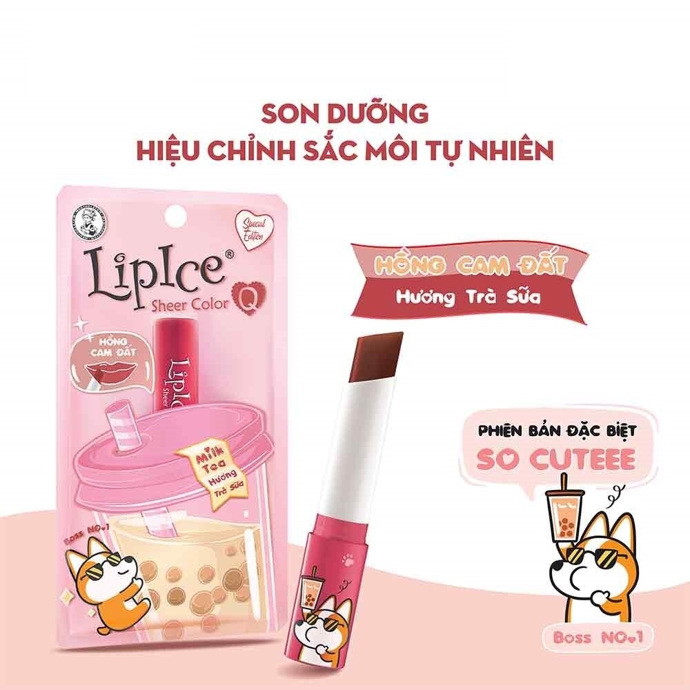 Son Dưỡng Có Màu Lipice Sheer Color 2.4g .#Hồng Cam Đất