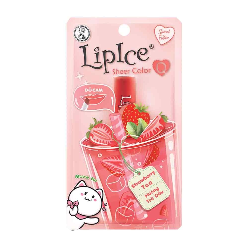 Son Dưỡng Có Màu Lipice Sheer Color 2.4g .#Đỏ Cam
