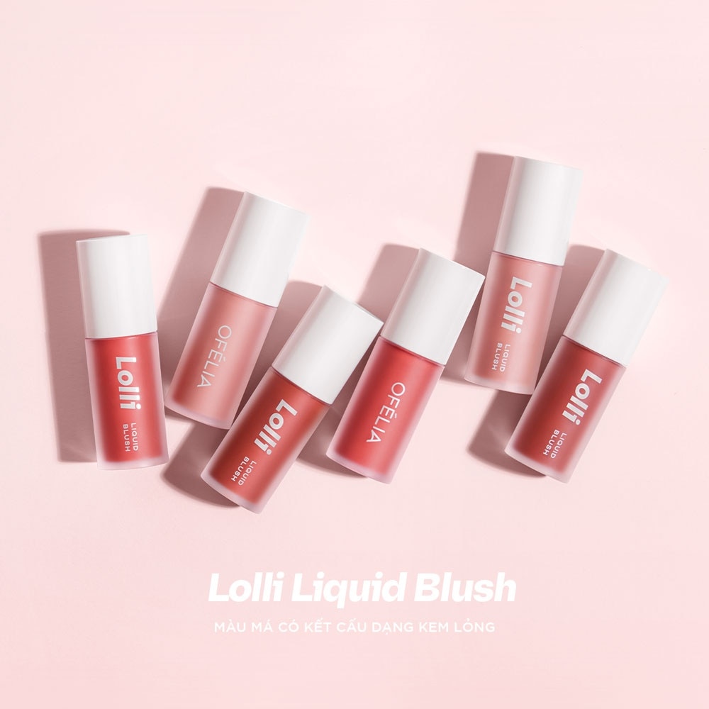 Kem Má Hồng Ofélia Lolli Liquid Blush 4.3g .#LB2 Rosie