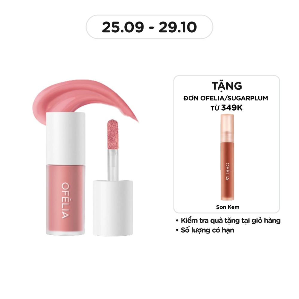 OFÉLIA Kem Má Hồng Ofélia Lolli Liquid Blush 4.3g .#LB2 Rosie