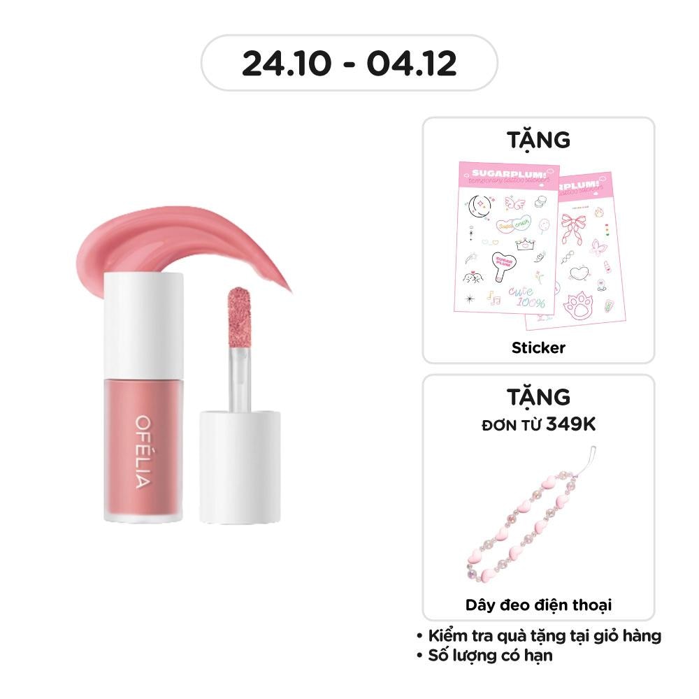 Kem Má Hồng Ofélia Lolli Liquid Blush 4.3g .#LB2 Rosie